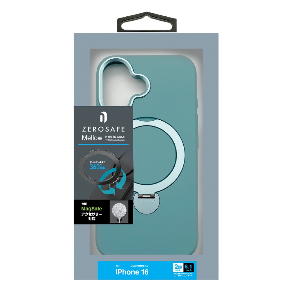iPhone16 ������ ���С� �ϥ��֥�å� ZEROSAFE Mellow MagSafe�б� �ޥ��ͥåȽ��� �Ѿ׷�ۼ� MIL���� �ޥå� TPU�Х�ѡ������� ����դ� ��ɻ� �磻��쥹���� �ƥ����� �����ե��� ���ޥۥ����� 9403IP461ZSMTE �饹���Хʥ�