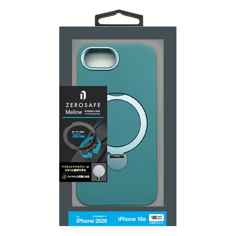 iPhone17e 16e ������ ���С� �ϥ��֥�å� ZEROSAFE Mellow MagSafe�б� �Ѿ׷�ۼ� MIL���� �ޥå� TPU�Х�ѡ������� ����դ� ��ɻ� �磻��쥹���� �ƥ����� �����ե��� ���ޥۥ����� 9409IP6EZSMTE �饹���Хʥ�