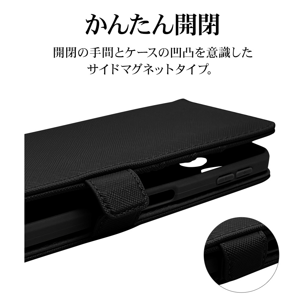 AQUOS sense8 SH-M26 SH-54D SHG11  С Ģ   ɵǽ ץ  ǥ  ϥɥȥåդ ֥å   ޥۥ 7776AS8BHSBK 饹Хʥ