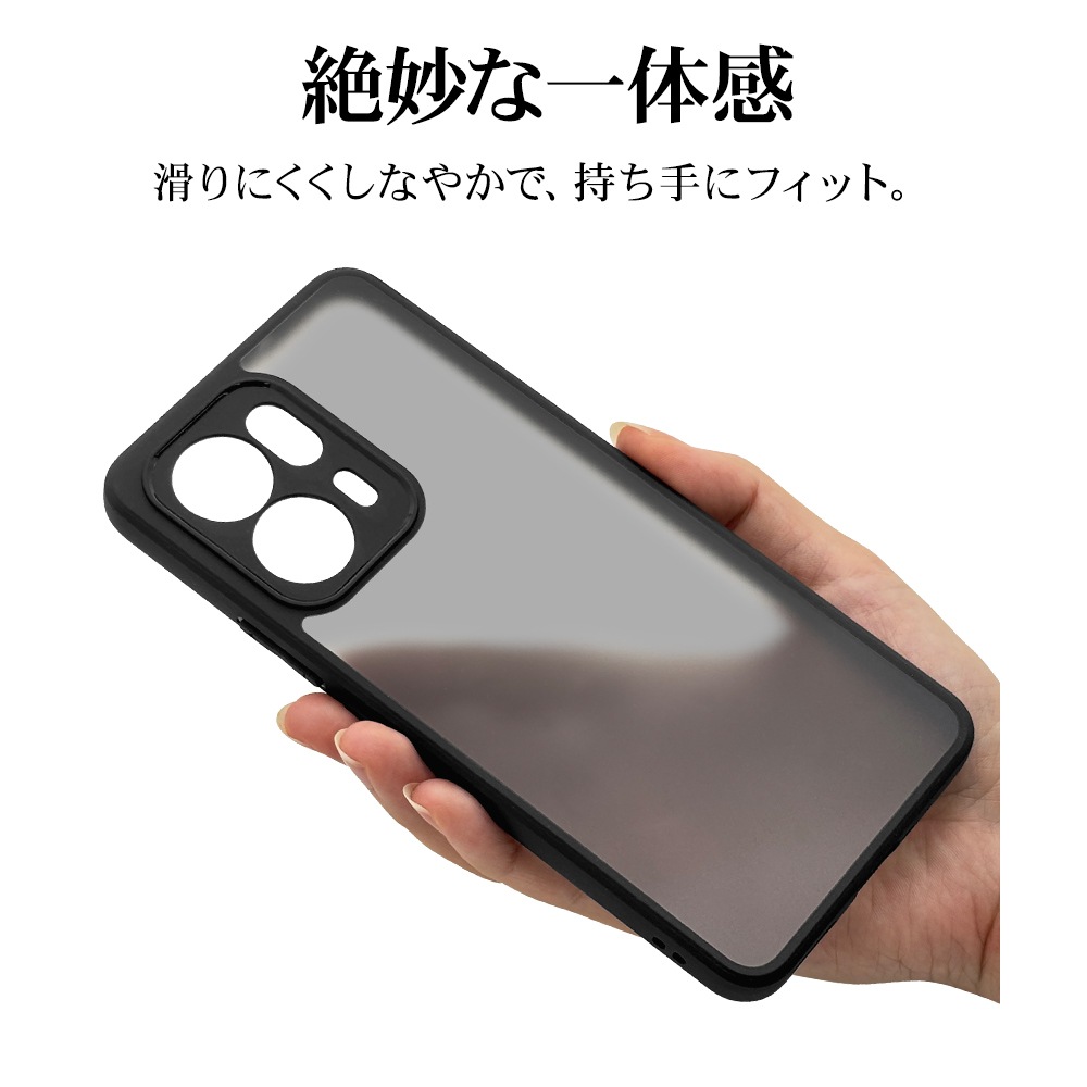 OPPO Reno13 A ������ ���С� �ϥ��֥�å� �˸��ݸ� ��̩�߷� �Ѿ׷�ۼ� 1.5mm ���ȥ�åץۡ��� �֥�å��ߥե����ȥ֥�å� ���å� ��� ���ޥۥ����� 8836OR13AHPLFBK �饹���Хʥ�
