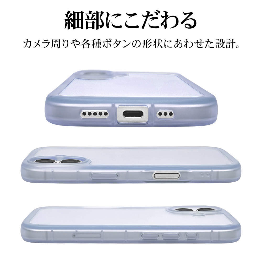 iPhone17 ������ ���С� ���եȥ����� TPU fluffy shape case �Ѿ׷�ۼ� ���� ��� 2.5mm �פä��� ���ȥ�åץۡ��� �֥롼 �����ե��� ���ޥۥ����� 8930IP5ATPBL �饹���Хʥ�