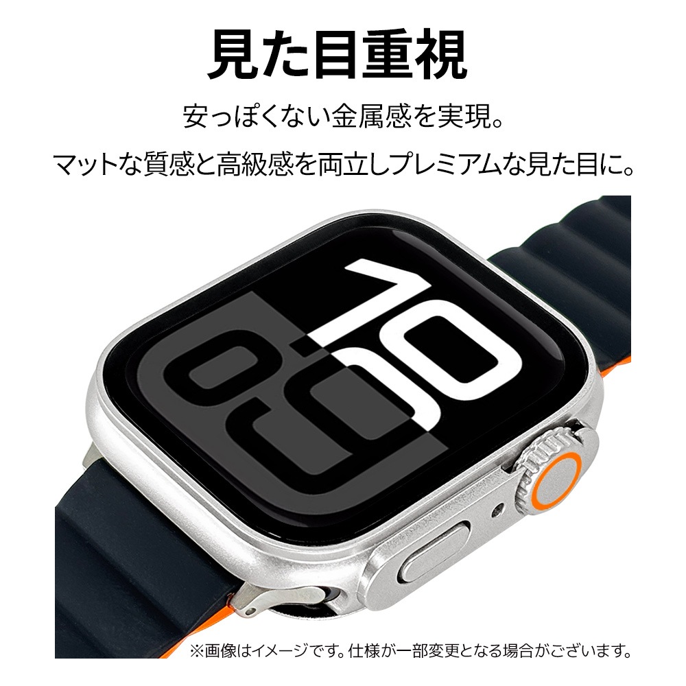 Apple Watch Series11 Series10 42mm ���饹�ե���� ������ ���С� �ϥ��֥�å� ����� ��Ʃ�� �֥�å� BK PC+GLASS ���饹���η��ץ��ƥ����� ɽ�̹���8H ���åץ륦���å� GHB5572AW42 �饹���Хʥ�