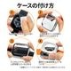 Apple Watch Series11 Series10 42mm ���饹�ե���� ������ ���С� �ϥ��֥�å� ����� ��Ʃ�� �֥�å� BK PC+GLASS ���饹���η��ץ��ƥ����� ɽ�̹���8H ���åץ륦���å� GHB5572AW42 �饹���Хʥ�