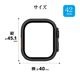 Apple Watch Series11 Series10 42mm ���饹�ե���� ������ ���С� �ϥ��֥�å� ����� ��Ʃ�� �֥�å� BK PC+GLASS ���饹���η��ץ��ƥ����� ɽ�̹���8H ���åץ륦���å� GHB5572AW42 �饹���Хʥ�