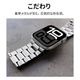 Apple Watch 49mm 46mm 45mm 44mm ���ƥ�쥹 �Х�� Ĺ��Ĵ�ᥭ�åȤĤ� �֥�å� ���åץ륦���å� �٥�� RAWST4410BK �饹���Хʥ�