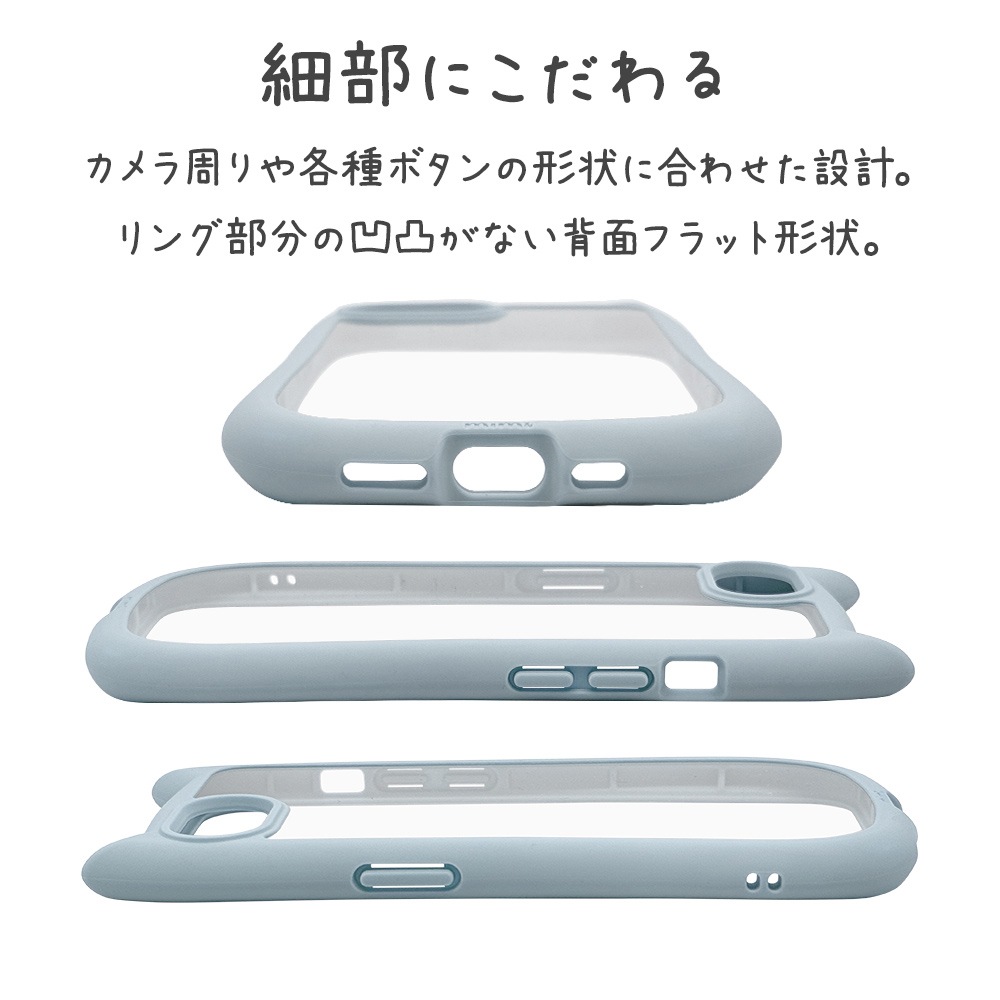 iPhone17e 16e ������ ���С� �ϥ��֥�å� mimi ǭ�� �ͥ��ߥ� �ͤ��ߤ� ǭ �ͥ� �ͤ� �Ѿ׷�ۼ� MIL ���̥��ꥢ TPU�Х�ѡ������� ���ȥ�åץۡ��� ���⡼�����֥롼 �����ե��� ���ޥۥ����� 9455IP6EHPSBL �饹���Хʥ�