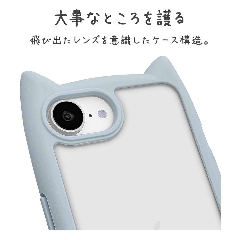 iPhone17e 16e ������ ���С� �ϥ��֥�å� mimi ǭ�� �ͥ��ߥ� �ͤ��ߤ� ǭ �ͥ� �ͤ� �Ѿ׷�ۼ� MIL ���̥��ꥢ TPU�Х�ѡ������� ���ȥ�åץۡ��� ���⡼�����֥롼 �����ե��� ���ޥۥ����� 9455IP6EHPSBL �饹���Хʥ�