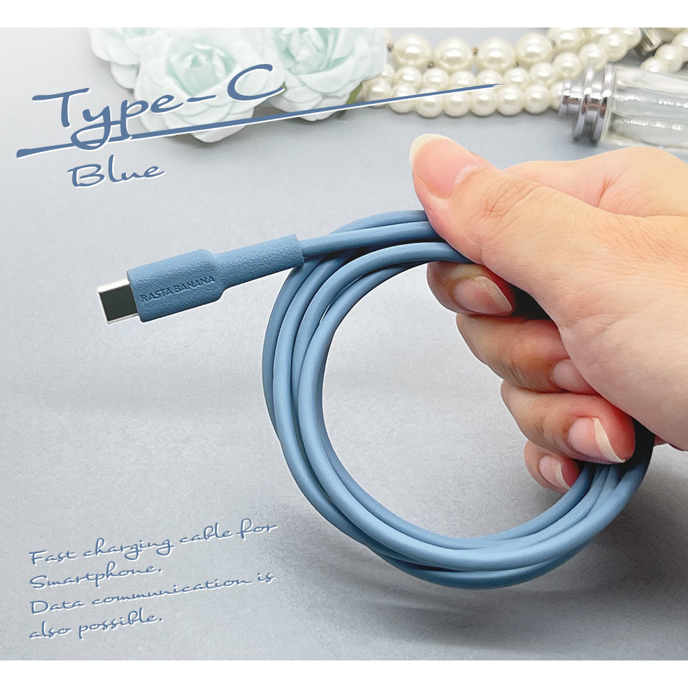 ޥ C ֥ PDб 60å 餫  ̿ 1.5᡼ȥ 150 Type-C to Type-C typec Power Delivery 60W 1.5m 150cm ޡȥե ® ® ֥롼 R15CACC3A01BL 饹Хʥ