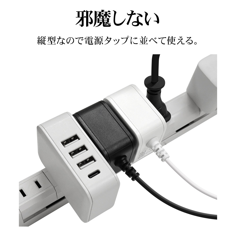 Ŵ ACץ ACŴ PDб ֥η ֥ľ 1.5᡼ȥ б 󥻥 AC USB Type-C typec 20W Power Delivery 1.5m ۥ磻 iPhone15 ֥å R15ACC20W02WH