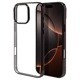 iPhone16 Pro Max ������ ���С� ���եȥ����� TPU �Ѿ׷�ۼ� ���ꥢ Ʃ�� �᥿��ե졼�� �磻��쥹�����б� �֥�å� �����ե��� ���ޥۥ����� 8275IP467PTPBK �饹���Хʥ�