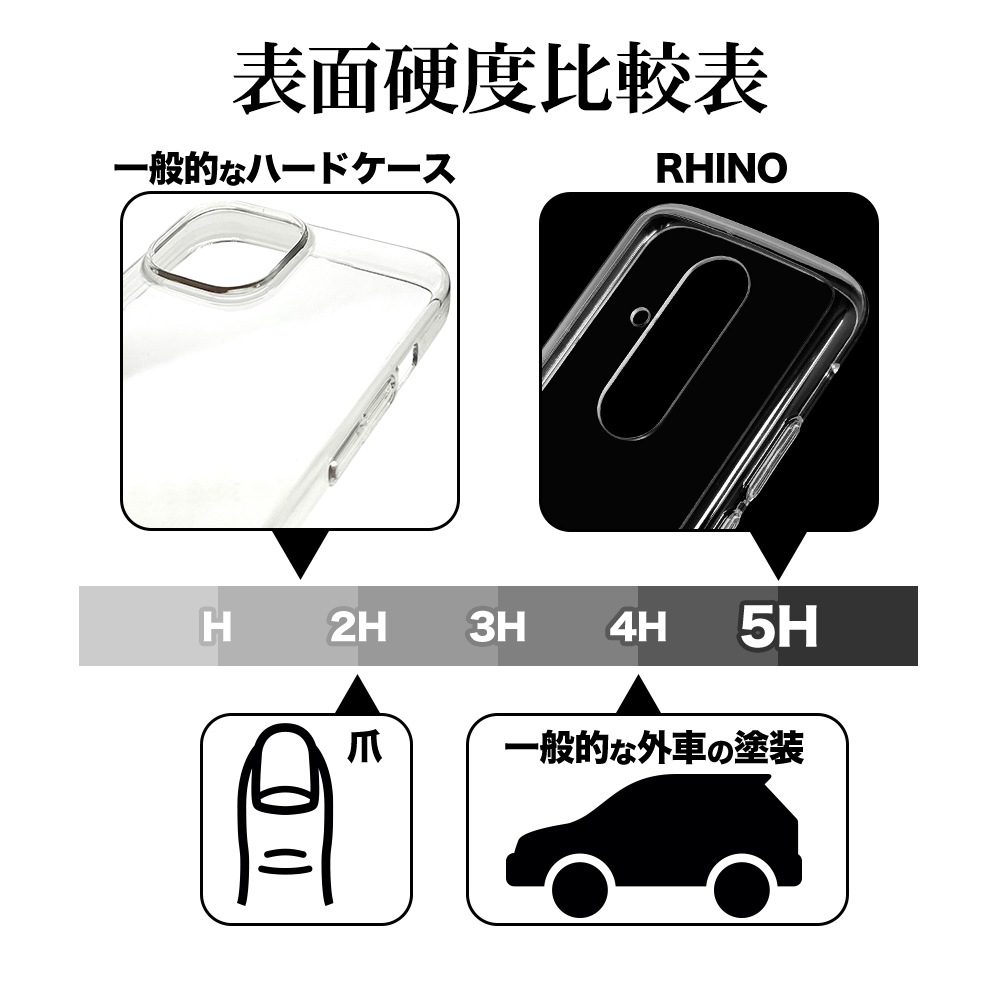 らくらくスマートフォン F-53E ケース カバー ハイブリッド RHINOX