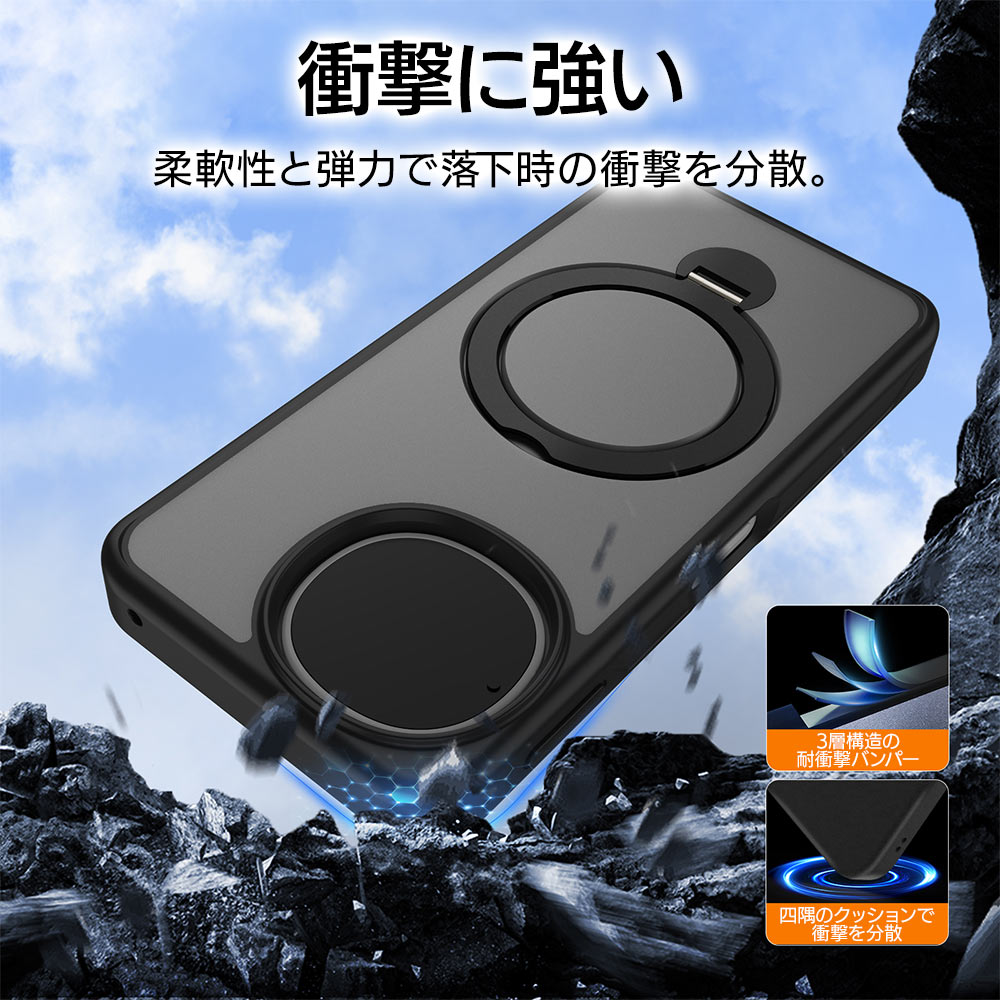 AQUOS sense10 SH-53F SH-M33 sense9 SH-53E SHG14 SH-M29  С ϥ֥å ZEROSAFE Shaft Ѿ׷ MIL TPUХѡ   եȥۥ磻  9262AS10ZSFWH 饹Хʥ