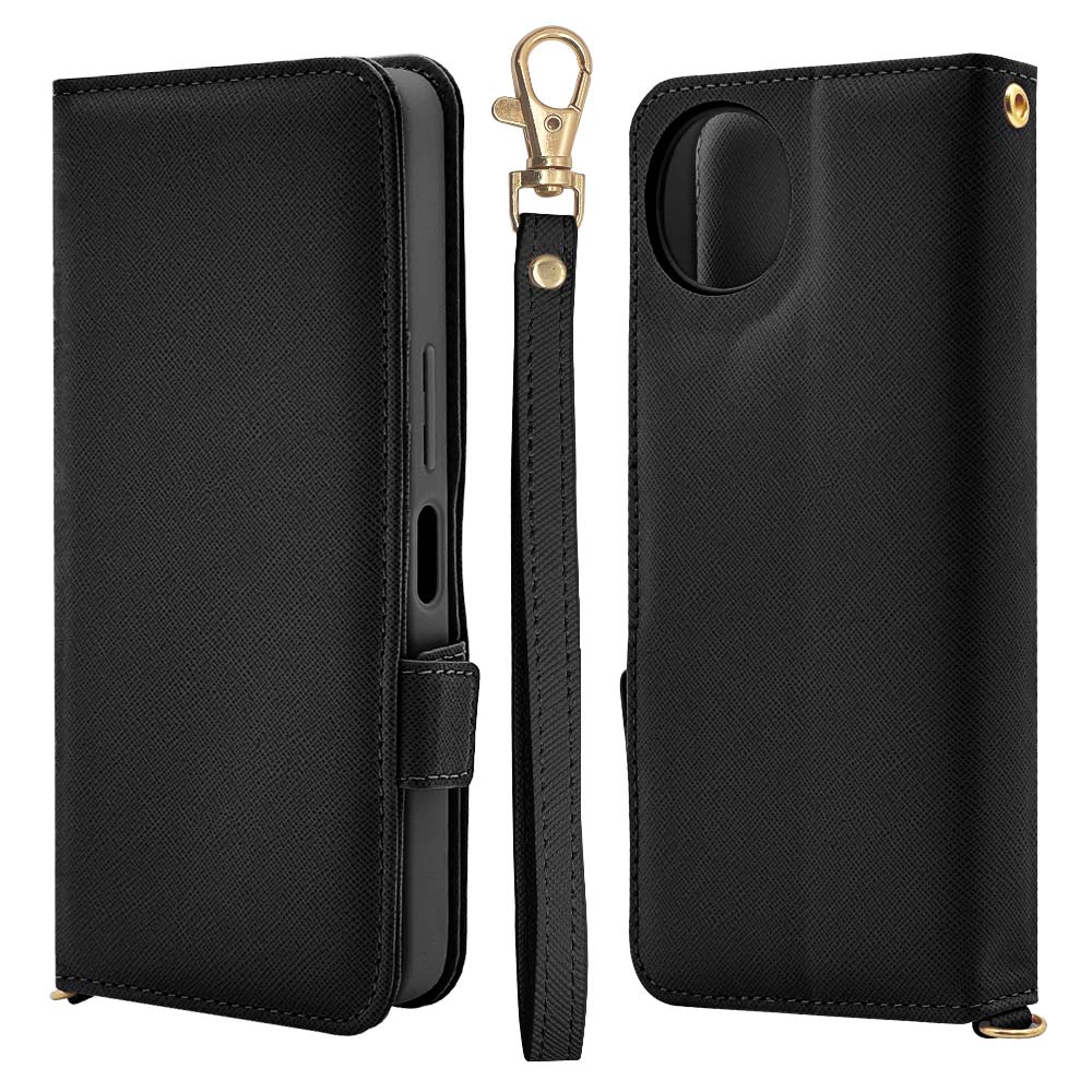 AQUOS wish5 SH-52F ������ ���С� ��Ģ�� ���������� ������ɵ�ǽ ����ץ� ��� �ϥ�ɥ��ȥ�å��դ� �֥�å� �������� �����å���5 ���ޥۥ����� 8811AW5BHSBK �饹���Хʥ�