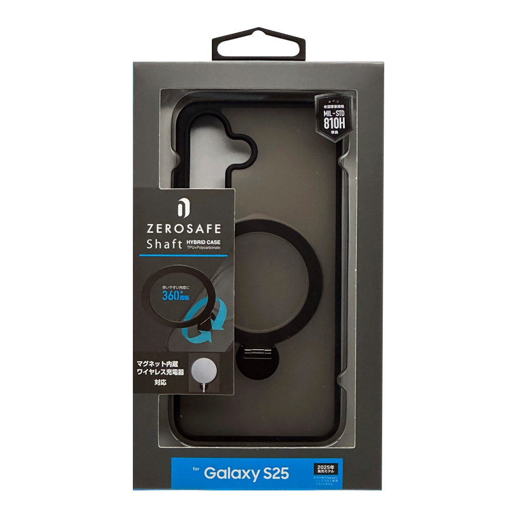 Galaxy S25 SC-51F SCG31 ケース カバー ハイブリッド ZEROSAFE Shaft