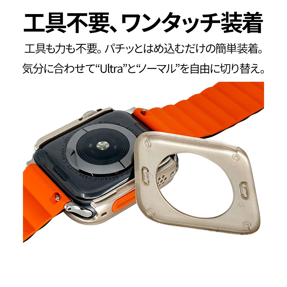 Apple Watch Series8 Series7 45mm ���饹�ե���� ������ ���С� �ϥ��֥�å� ����� ��Ʃ�� ����С� SV PC+GLASS ���饹���η��ץ��ƥ����� ɽ�̹���8H ���åץ륦���å� GHB5150AW45 �饹���Хʥ�