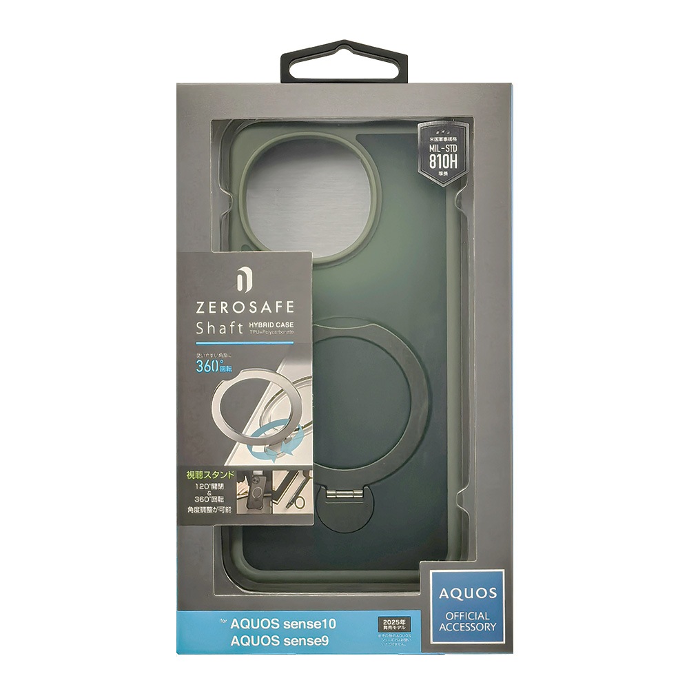 AQUOS sense10 SH-53F SH-M33 sense9 SH-53E SHG14 SH-M29  С ϥ֥å ZEROSAFE Shaft Ѿ׷ MIL TPUХѡ   եȥ꡼  9265AS10ZSFGR 饹Хʥ