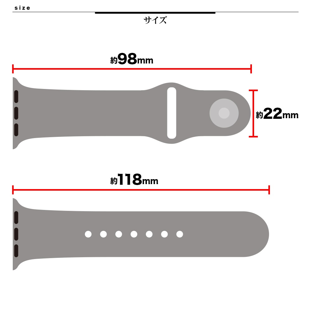 Apple Watch Ultra2nd Ultra Series9 Series8 Series7 SE2 SE Series6 Series5 Series4 Series3 45mm 44mm 42mm ݡĥ BKGR åץ륦å ٥ RBLAW4402BG