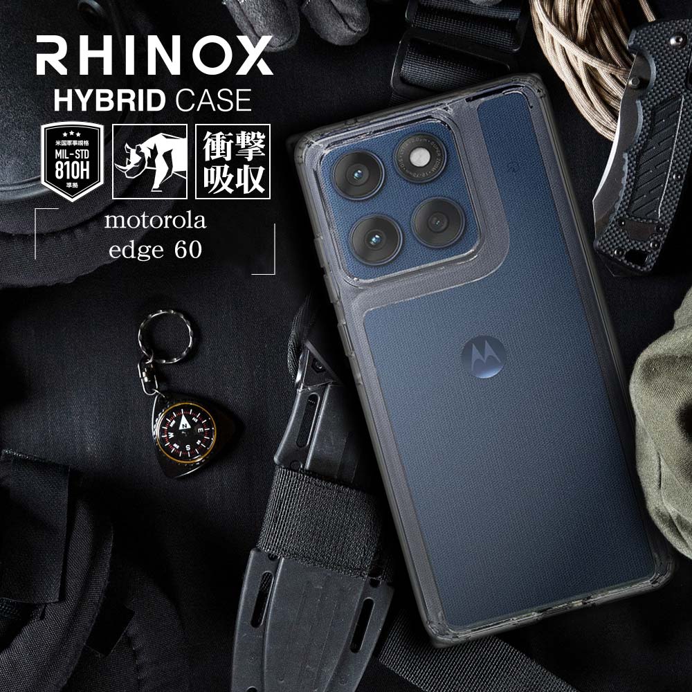 motorola edge 60 ������ ���С� �ϥ��֥�å� RHINOX �饤�Υå��� �Ѿ׷�ۼ� MIL���� ���ꥢ Ʃ�� ɽ�̹���5H TPU�Х�ѡ������� ��ȥ����� ���å� ���ޥۥ����� 9385ME60HACL �饹���Хʥ�