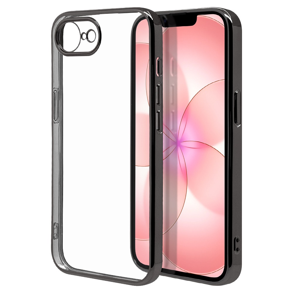 iPhone17e 16e ������ ���С� ���եȥ����� TPU �˸��ݸ� ��̩�߷� �Ѿ׷�ۼ� ���ꥢ Ʃ�� �᥿��ե졼�� ���ȥ�åץۡ��� �磻��쥹�����б� �֥�å� �����ե��� ���ޥۥ����� 9461IP6ETPLBK �饹���Хʥ�