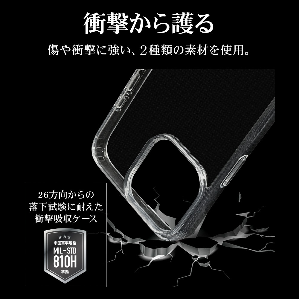 iPhone16 Pro Max ������ ���С� �ϥ��֥�å� RHINOX �饤�Υå��� �Ѿ׷�ۼ� MIL���� ���ꥢ Ʃ�� ɽ�̹���5H TPU�Х�ѡ������� �磻��쥹�����б� �����ե��� ���ޥۥ����� 8281IP467PHACL �饹���Хʥ�