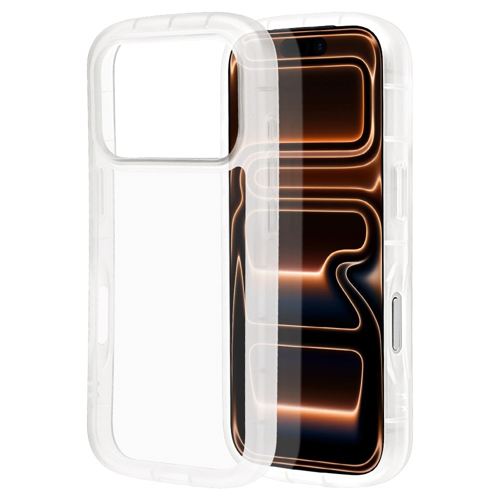 iPhone17 Pro ������ ���С� ���եȥ����� TPU fluffy shape case �Ѿ׷�ۼ� ���� ��� 2.5mm �פä��� ���ȥ�åץۡ��� �ۥ磻�� �����ե��� ���ޥۥ����� 9028IP5BTPWH �饹���Хʥ�