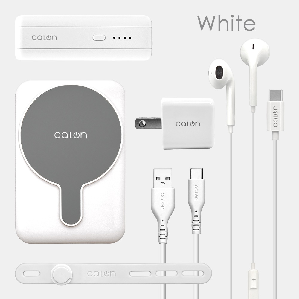 磻쥹ХХåƥ꡼ MagSafe 磻쥹 5000mAh calon Qi ޥͥå ñ  ֤ USB Type-C   ѥ  2Ʊ ۥ磻 iPhone ޡȥե  RLI050WCC10W01WH 饹Хʥ