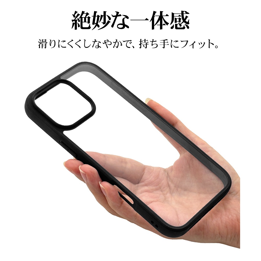 iPhone16 Pro Max ������ ���С� �ϥ��֥�å� RHINOX �饤�Υå��� �Ѿ׷�ۼ� MIL���� ���ꥢ Ʃ�� ɽ�̹���5H TPU�Х�ѡ������� �磻��쥹�����б� �֥�å��ߥ��ꥢ �����ե��� ���ޥۥ����� 8282IP467PHABK �饹���Хʥ�