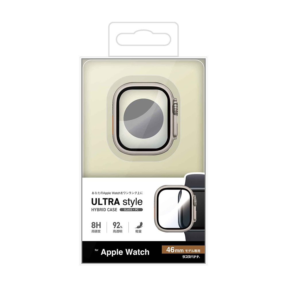 Apple Watch series10 46mm ���饹�ե���� ������ ���С� �ϥ��֥�å� ����� ��Ʃ�� ������� GD PC+GLASS ���饹���η��ץ��ƥ����� ɽ�̹���8H ���åץ륦���å� GHB5152AW46 �饹���Хʥ�