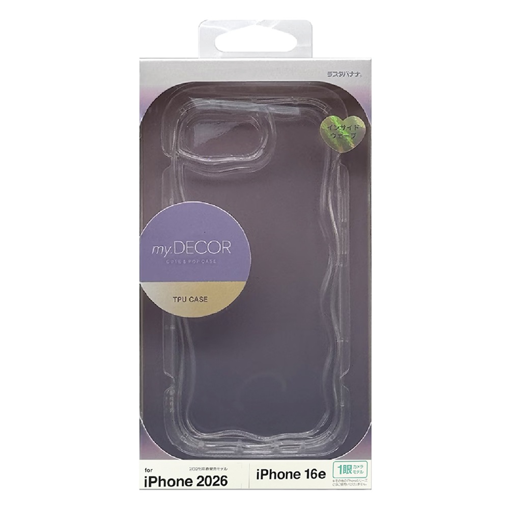 iPhone17e 16e ������ ���С� ���եȥ����� TPU �Ѿ׷�ۼ� ���ꥢ Ʃ�� ���󥵥��ɥ������� �ڹ��� ������� ���ȥ�åץۡ��� my.DECOR �����ե��� ���ޥۥ����� 9463IP6ETPCL �饹���Хʥ�