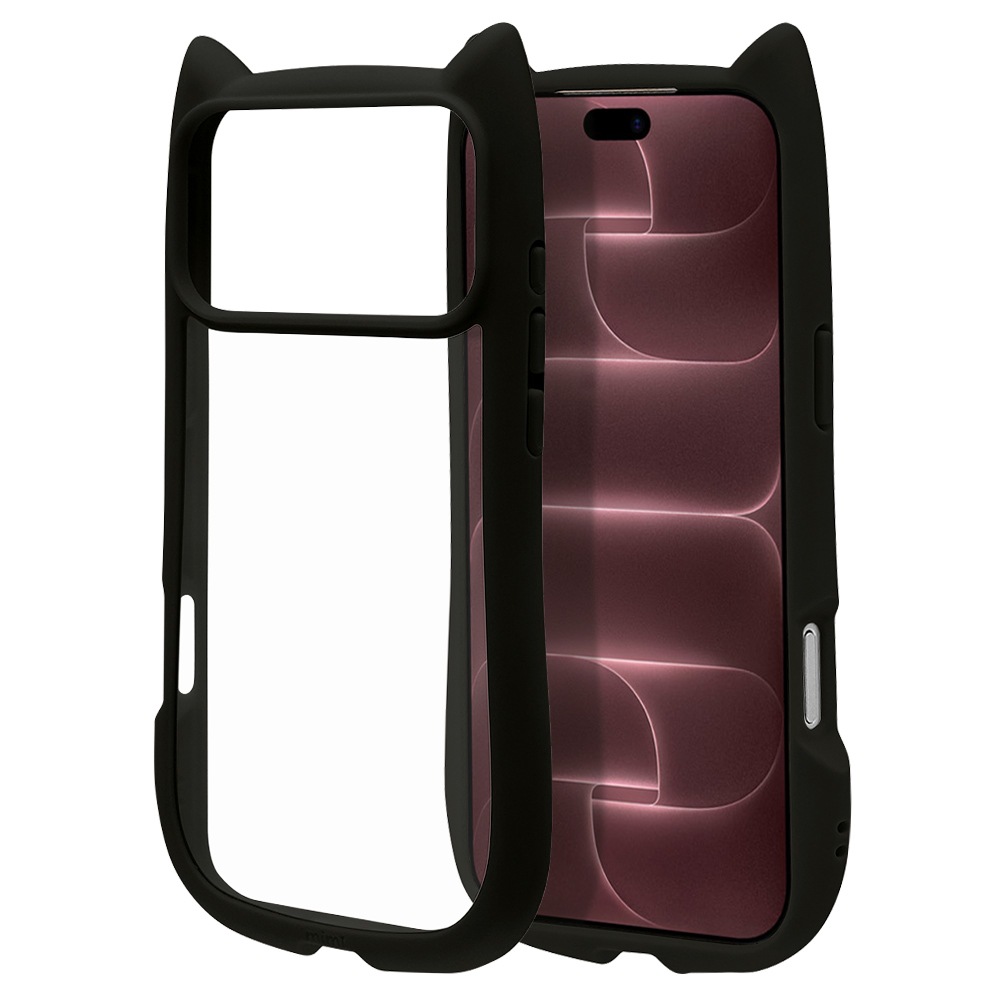 iPhone18 Pro Max 17 Pro Max ������ ���С� �ϥ��֥�å� mimi ǭ�� �ͥ��ߥ� �ͤ��ߤ� ǭ �ͥ� �ͤ� �Ѿ׷�ۼ� MIL���� ���̥��ꥢ TPU�Х�ѡ������� �磻��쥹�����б� �֥�å� �����ե��� ���ޥۥ����� 9680IP6DHPBK �饹���Хʥ�