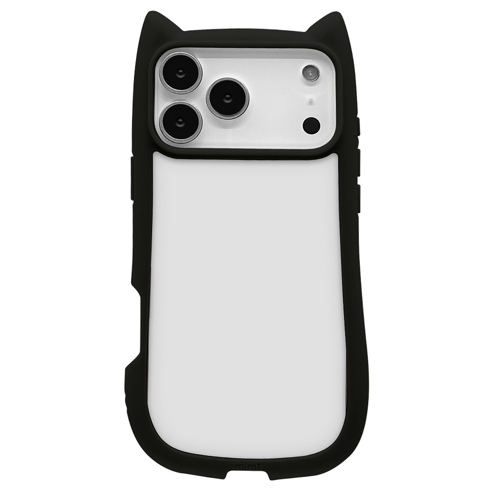 iPhone18 Pro Max 17 Pro Max ������ ���С� �ϥ��֥�å� mimi ǭ�� �ͥ��ߥ� �ͤ��ߤ� ǭ �ͥ� �ͤ� �Ѿ׷�ۼ� MIL���� ���̥��ꥢ TPU�Х�ѡ������� �磻��쥹�����б� �֥�å� �����ե��� ���ޥۥ����� 9680IP6DHPBK �饹���Хʥ�