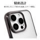 iPhone16 Pro  С եȥ TPU Ѿ׷ۼ ꥢ Ʃ ᥿ե졼 磻쥹б ֥å ե ޥۥ 8198IP461PTPLBK 饹Хʥ