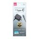 ���Ŵ� AC�����ץ��� AC���Ŵ� ������C �����֥�ľ�� mini-breaker�� 2.0�᡼�ȥ� USB Type-C typec 2.0m ���㥳���륰�졼 iPhone iPad ���ޥ� ���֥�å� R20ACC2A04CGRY �饹���Хʥ�