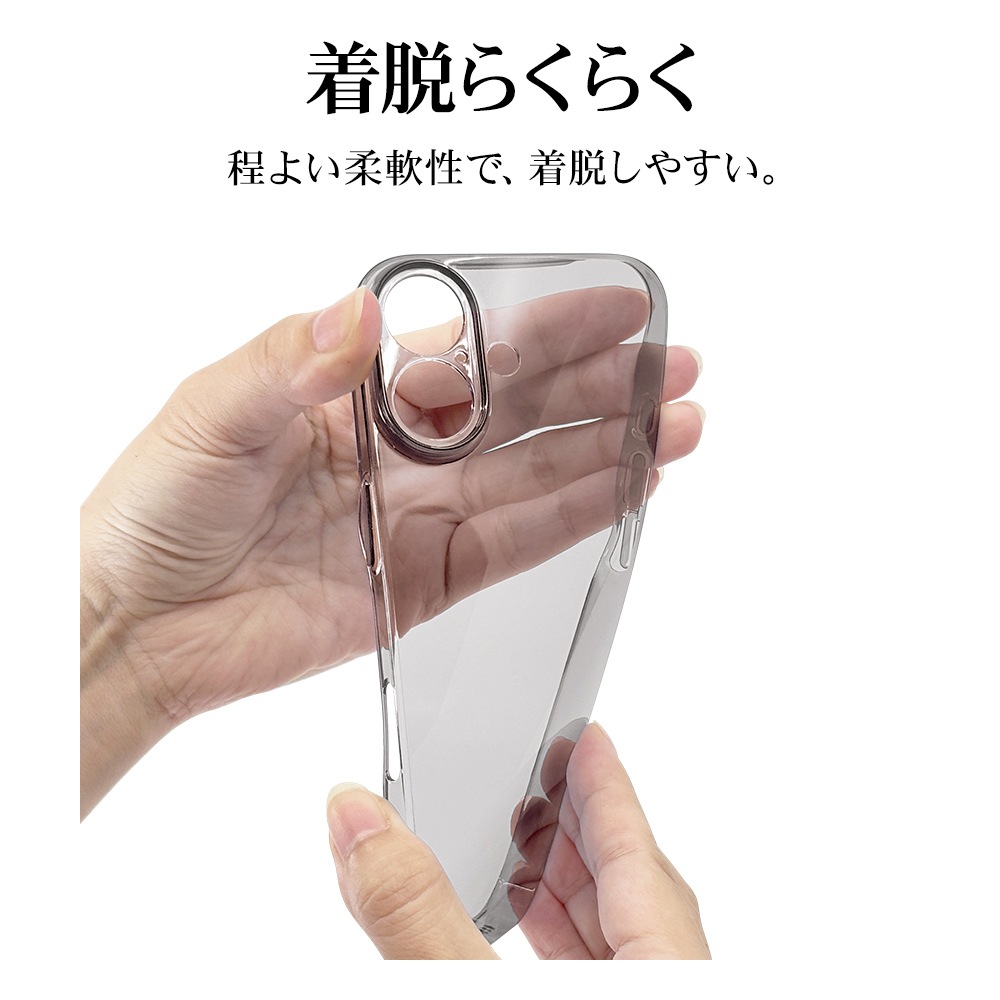 iPhone17  С ϡ ULTRA LIGHT եå Ķ  0.6mm ꥢ Ʃ ץ 磻쥹б ֥å ե ޥۥ 8940IP5APCBK 饹Хʥ