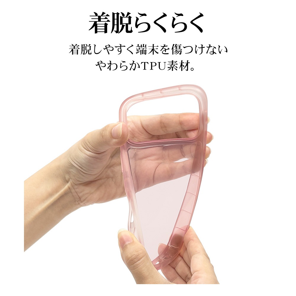 iPhone17 Pro ������ ���С� ���եȥ����� TPU fluffy shape case �Ѿ׷�ۼ� ���� ��� 2.5mm �פä��� ���ȥ�åץۡ��� ������� �����ե��� ���ޥۥ����� 9030IP5BTPCO �饹���Хʥ�