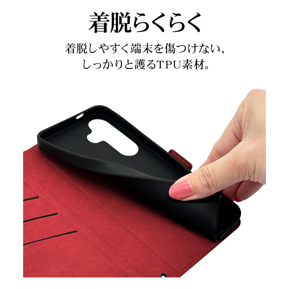 Galaxy S24 SC-51E SCG25 ������ ���С� ��Ģ�� ���� �Ѿ׷�ۼ� ���������� ������� ������ɵ�ǽ ����ץ� ��� ��ǥ����� ��� +COLOR �����ɥޥ��ͥå� BK��RD ����饯���� S24 ���ޥۥ����� 7823GS24BSMBKR �饹���Хʥ�