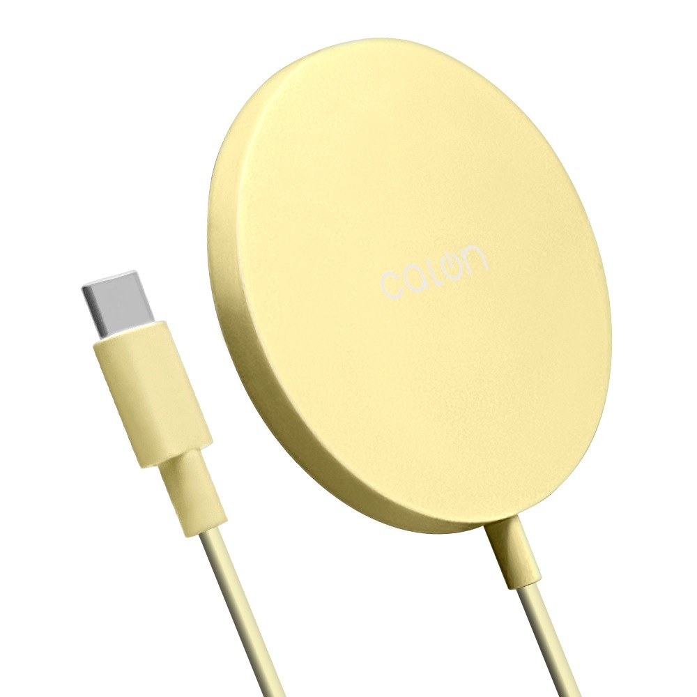 �磻��쥹���㡼���㡼 MagSafe �磻��쥹���� calon Qi �ޥ��ͥå� ���� 5W 7.5W 10W 15W 1�᡼�ȥ� 1m ������C typec Type-C�����֥�ľ�� �饤�ȥ������� iPhone AirPods ���ޡ��ȥե��� R10WCC15W02LYL �饹���Хʥ�