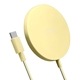 �磻��쥹���㡼���㡼 MagSafe �磻��쥹���� calon Qi �ޥ��ͥå� ���� 5W 7.5W 10W 15W 1�᡼�ȥ� 1m ������C typec Type-C�����֥�ľ�� �饤�ȥ������� iPhone AirPods ���ޡ��ȥե��� R10WCC15W02LYL �饹���Хʥ�