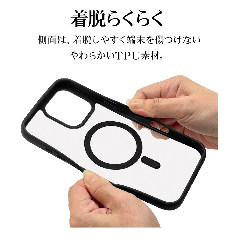 iPhone16 Pro Max ������ ���С� �ϥ��֥�å� MagSafe�б� RHINOX �饤�Υå��� �Ѿ׷�ۼ� MIL���� ���ꥢ ɽ�̹���5H TPU�Х�ѡ������� �磻��쥹�����б� �֥�å��ߥ��ꥢ �����ե��� ���ޥۥ����� 8284IP467PHAMBK �饹���Хʥ�