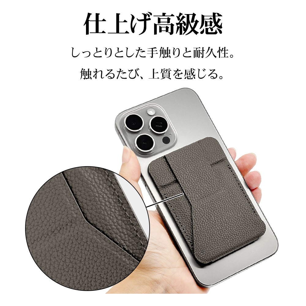 �����ɥݥ��å� MagSafe�б� ��������դ� �����ɥ����� �����ɥۥ���� �ޤ���߼� �ޥ������� �ޥ��ͥå� �����ɼ�Ǽ ���� ���� MagSafe������� iPhone������� ���ޥۥ������ �������ɻ� ���졼 RMPKT01GRY �饹���Хʥ�