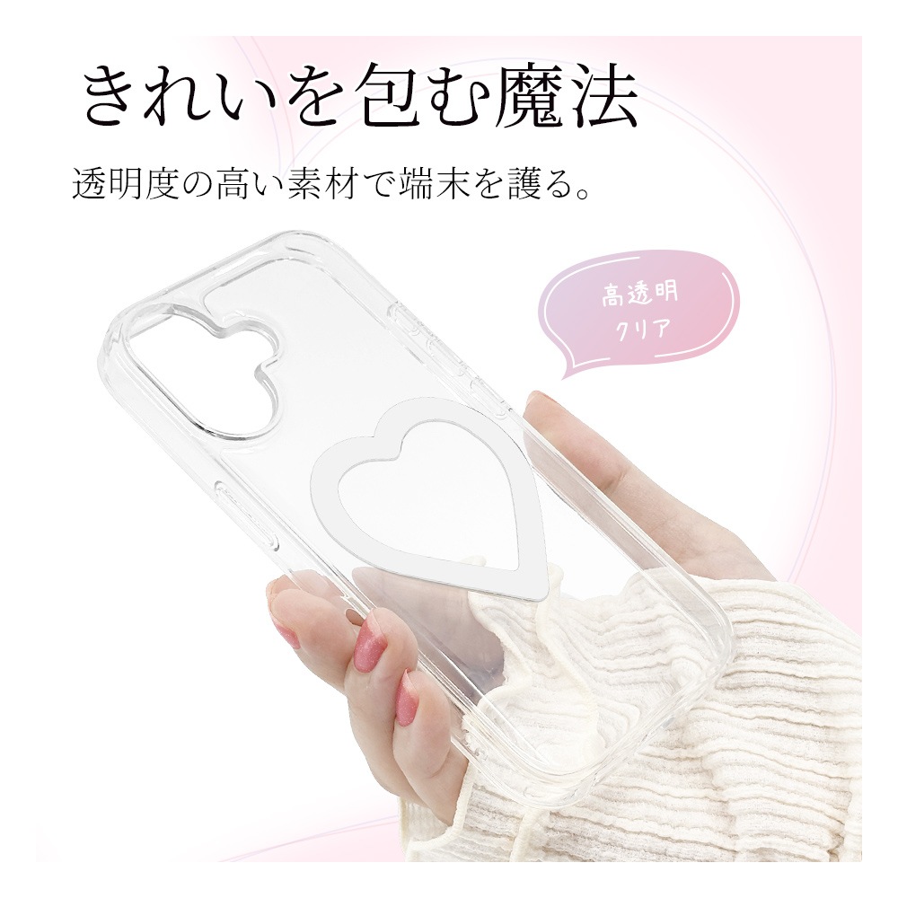 iPhone17  С ϥ֥å MagSafeб ޥͥåȽ Mignu ߥ˥ Ѿ׷ۼ ꥢ Ʃ TPUХѡ 磻쥹 ꥢ ե ޥۥ 8942IP5AHPMCL 饹Хʥ