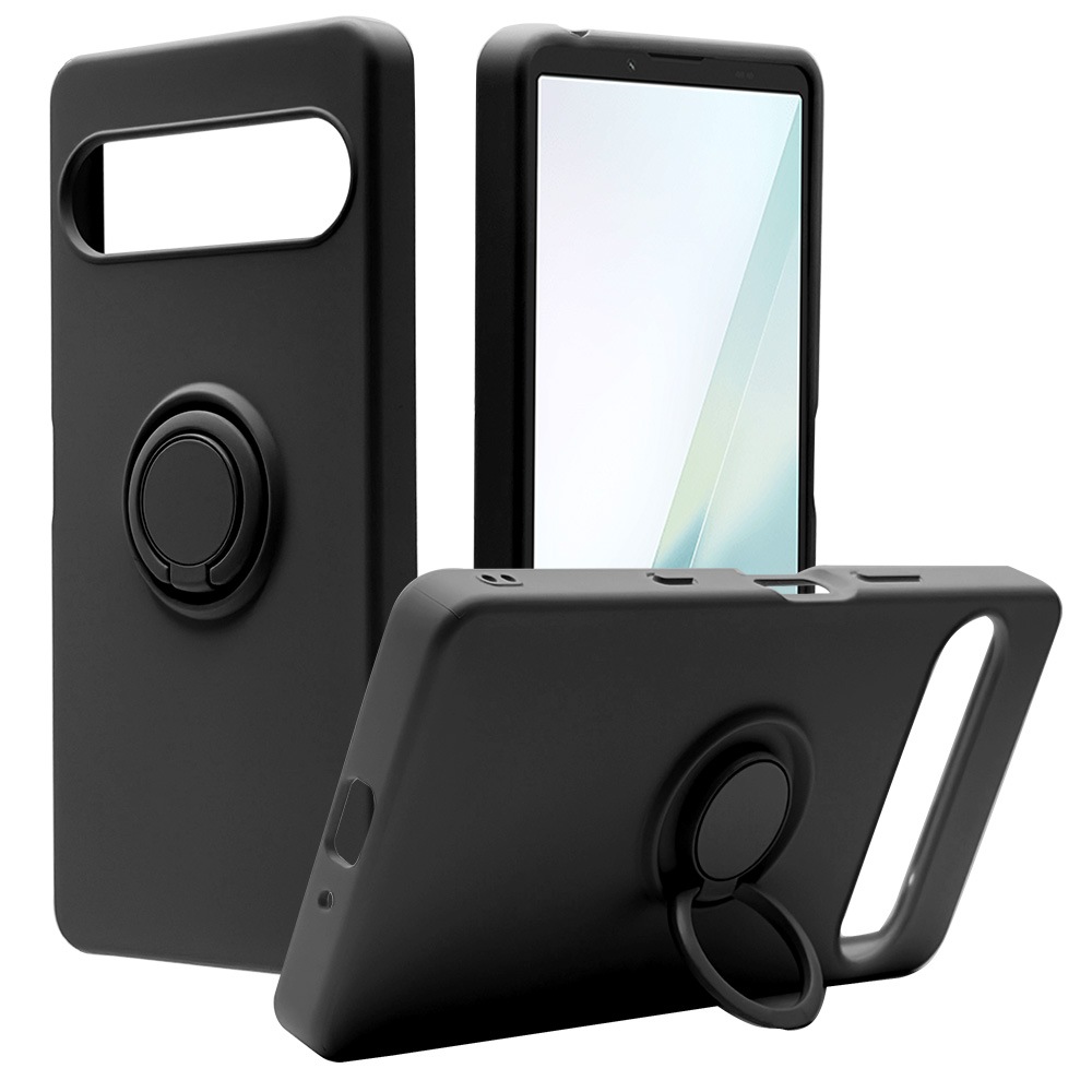 Xperia10 VIII SO-52G SOG18 XQ-GH44 10 VII SO-52F SOG16 XQ-FE44 ������ ���С� ���եȥ����� TPU �Ѿ׷� ���ޥۥ���դ� ������� �����ɻ� �֥�å� �������ڥꥢ ���ޥۥ����� 9812XP108TPRBK �饹���Хʥ�