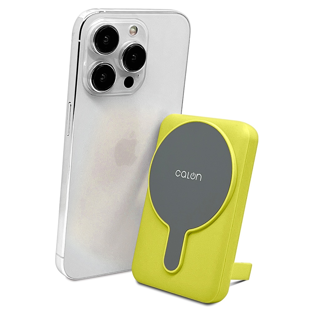 �磻��쥹��Х���Хåƥ꡼ MagSafe �磻��쥹���� 5000mAh calon Qi �ޥ��ͥå� ��ñ���� �������  USB Type-C ������ ���� ����ѥ��� ������� 2��Ʊ������ �饤�।������ iPhone ���ޡ��ȥե��� ������ RLI050WCC10W01LY 