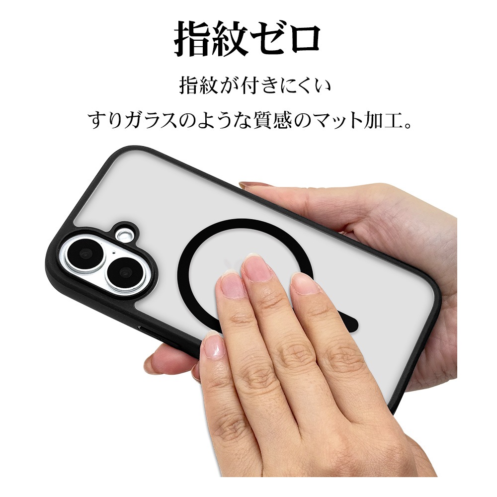 iPhone16 ケース カバー ハイブリッド MagSafe RHINOX ライノックス 耐