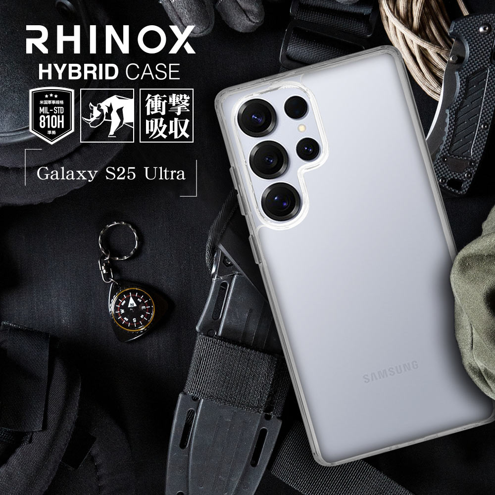 Galaxy S25 Ultra SC-52F SCG32 ������ ���С� �ϥ��֥�å� RHINOX �饤�Υå��� �Ѿ׷�ۼ� MIL���� ���ꥢ ɽ�̹���5H TPU�Х�ѡ������� �磻��쥹�����б� ����饯���� S25 ����ȥ� ���ޥۥ����� 8756GS25UHACL �饹���Хʥ�