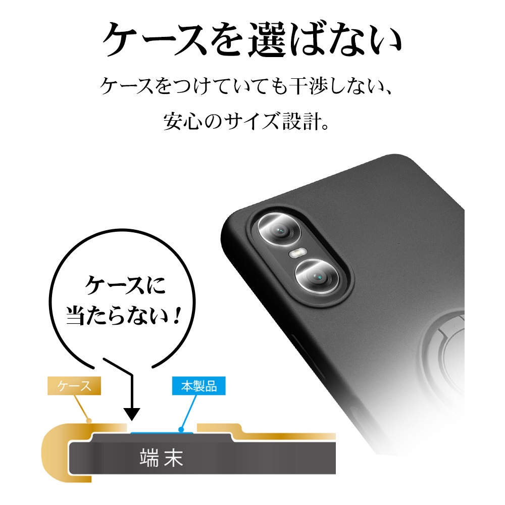 Xperia10 VI SO-52E SOG14 饹ե 󥺥С ݸ饹  Ʃ ꥢ  10H ڥꥢ10 ޡ6 ݸ CR4290XP106 饹Хʥ