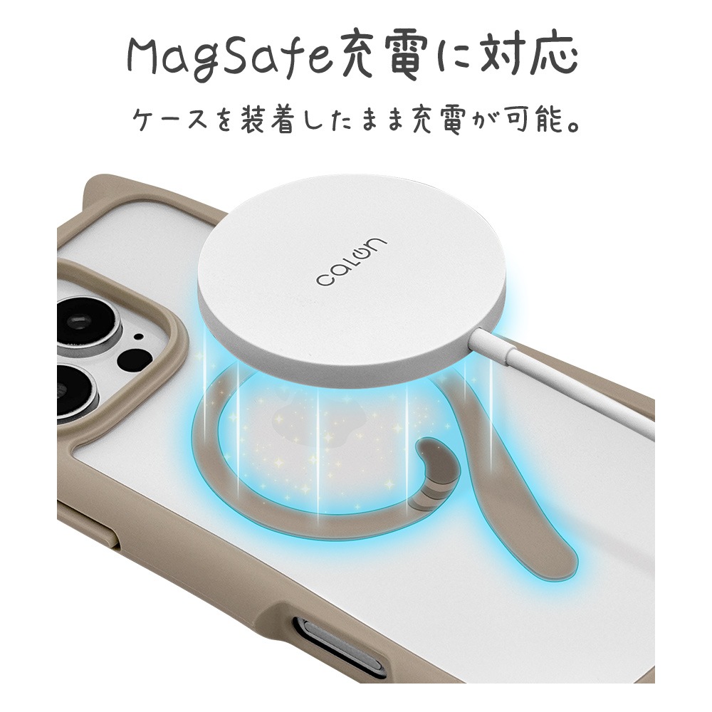 iPhone16 Pro Max ������ ���С� �ϥ��֥�å� MagSafe�б� mimi ǭ�� �ͥ��ߥ� �ͤ��ߤ� �Ѿ׷�ۼ� MIL���� ���̥��ꥢ TPU�Х�ѡ������� �磻��쥹�����б� �ȡ��� �����ե��� ���ޥۥ����� 8336IP467PHPMTA �饹���Хʥ�