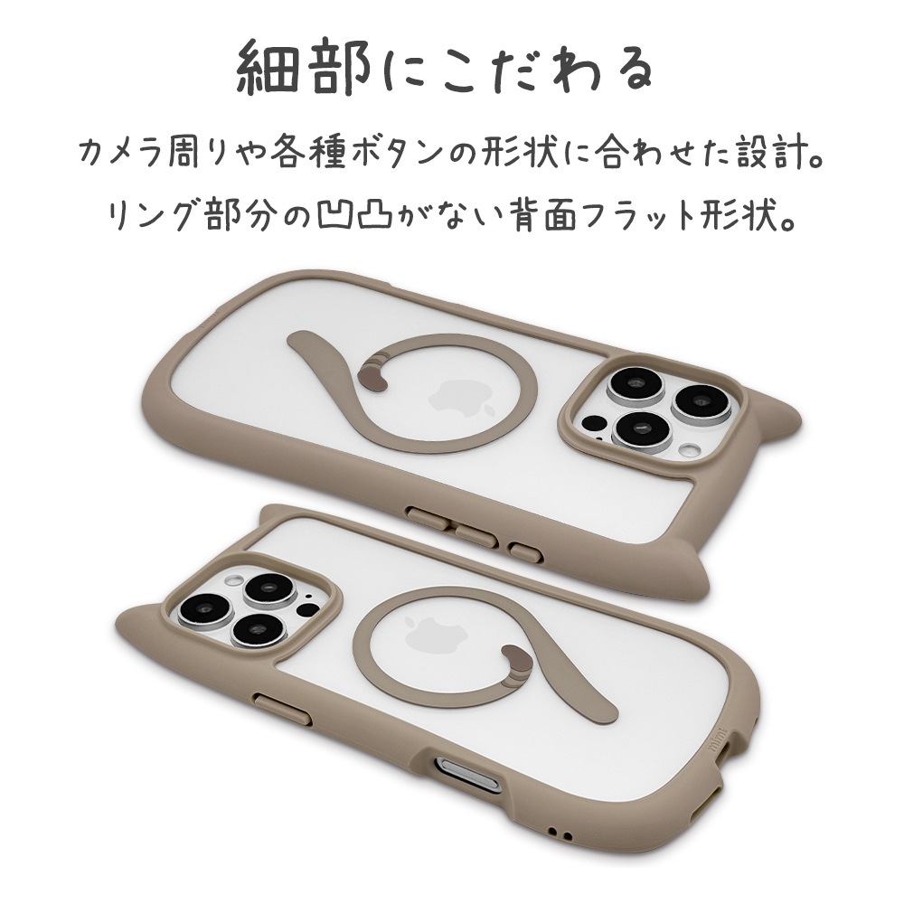 iPhone16 Pro Max ������ ���С� �ϥ��֥�å� MagSafe�б� mimi ǭ�� �ͥ��ߥ� �ͤ��ߤ� �Ѿ׷�ۼ� MIL���� ���̥��ꥢ TPU�Х�ѡ������� �磻��쥹�����б� �ȡ��� �����ե��� ���ޥۥ����� 8336IP467PHPMTA �饹���Хʥ�