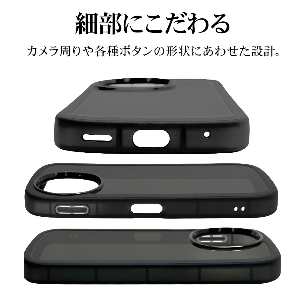 AQUOS sense9 SH-53E SHG14 SH-M29  С եȥ TPU fluffy shape case Ѿ׷ۼ   פä ȥåץۡ ֥å  9 ޥۥ 8415AS9TPBK 饹Хʥ