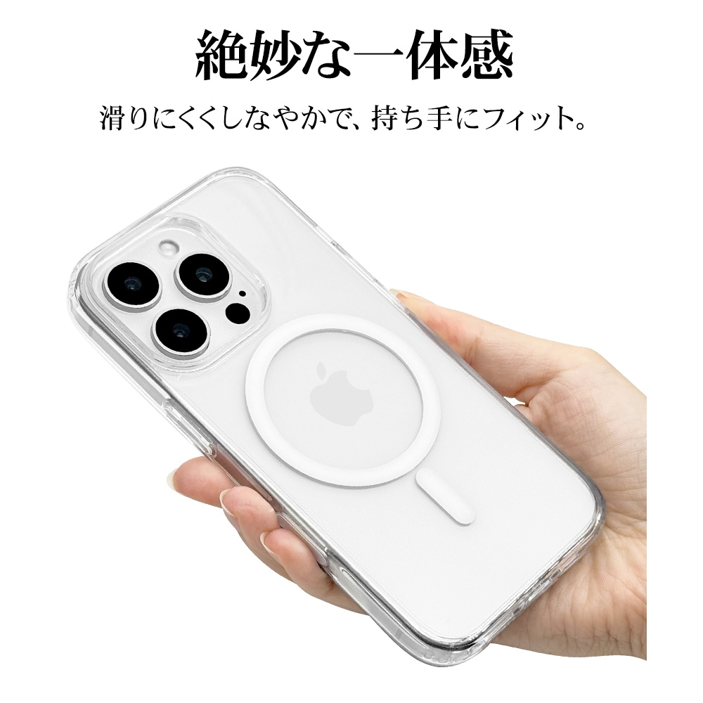 iPhone16 Pro ������ ���С� �ϥ��֥�å� MagSafe�б� �Ѿ׷�ۼ� ���� ��� ���ꥢ Ʃ�� TPU�Х�ѡ������� ����饳��ȥ����뵡ǽ�դ� �磻��쥹�����б� �����ե��� ���ޥۥ����� 8576IP461PHPMCCL �饹���Хʥ�